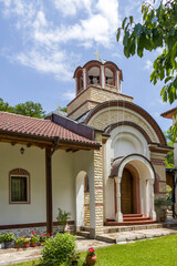 Fototapeta na wymiar Orthodox Divotino Monastery at Lyulin Mountain, Bulgaria