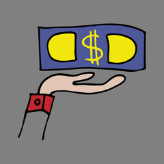 Business icons set. Vector sketches. Web icons Isolated