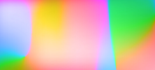 Obraz premium Trendy abstract rainbow blurred background. Smooth watercolor vector illustration for web, template, posters, card, banner. Pastel colors gradient mesh pattern