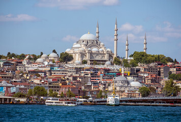 Fototapeta na wymiar Suleymaniye Mosque, Istanbul,Turkey