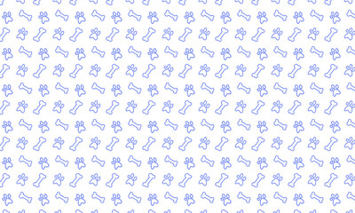 Paws footstep pattern graphics wallpaper design vector for decorative printing, pet anima Abstract seamless vector pattern wallpaper background design for textile graphics