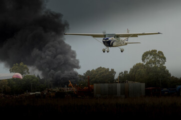 Aviones Acrobacia y paracaidismo © Jorge