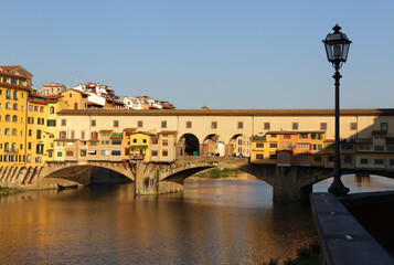 Ponte Vecchio at sunrise, Florence, Italy