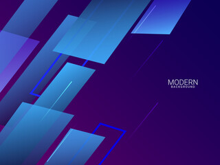 Fototapeta na wymiar Abstract modrnn blue geometric elegant lines illustration pattern background