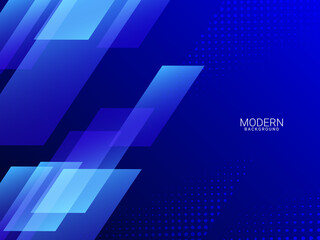 Abstract modrnn blue geometric elegant lines illustration pattern background