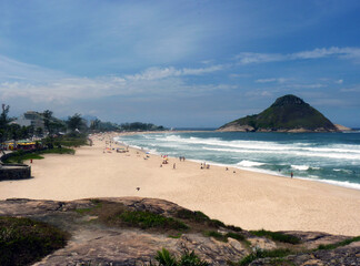 Praia do Pontal de Sernambetiba and Praia do Recreio beaches, in Rio de Janeiro