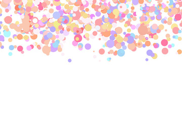 Light multicolor background, colorful vector texture with circles. Splash effect banner. Glitter silver dot abstract illustration with blurred drops of rain. Pattern for web page, poster, card.