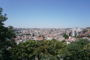 Fototapeta na wymiar istanbul unplanned urbanization