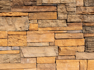 Amber Drystack Stone Wall