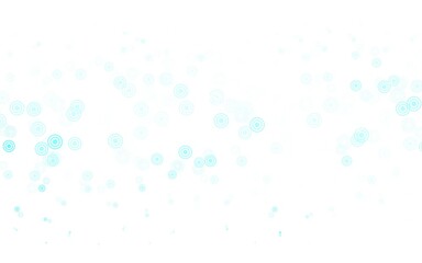 Light Blue, Green vector pattern with spheres.