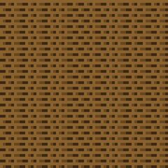 Brown brick pattern pixel art. Vector picture.