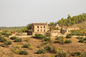 typical popular architecture of toledo, spain