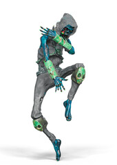 zombie is dancing hiphop ballet