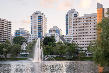 buildings, constructions, palaces, houses, in Stavanger in Norway