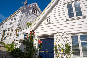 buildings, constructions, palaces, houses, in Stavanger in Norway