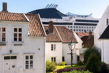 buildings, constructions, palaces, houses, in Stavanger in Norway