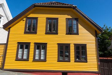 buildings, constructions, palaces, houses, in Stavanger in Norway