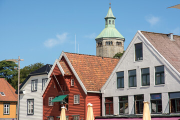 buildings, constructions, palaces, houses, in Stavanger in Norway