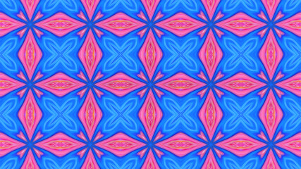 Abstract multicolored symmetrical kaleidoscope background