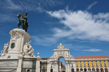 Lisbon main square Portugal