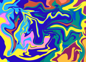 Abstract colorful liquid gradient background