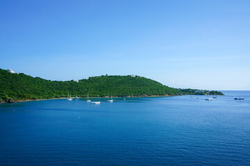 Fototapeta na wymiar View at St. Thomas, US Virgin Islands