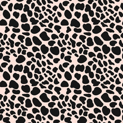 Animal skin leopard seamless pattern. cheetah, Jaguar, panther, leopard fur.