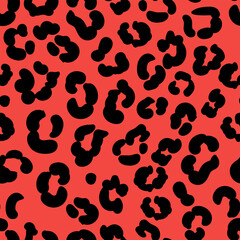 Animal skin leopard seamless pattern. cheetah, Jaguar, panther, leopard fur.