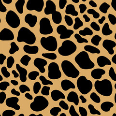 Animal skin leopard seamless pattern. cheetah, Jaguar, panther, leopard fur.