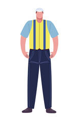 production worker standing