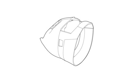 Armored Helmet Illustration