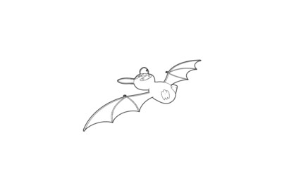 Halloween Bat Illustration