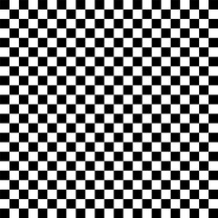 Fototapeta premium Geometric Background Pattern. Cell black and white squares, square, checkerboard. Raster illustration. 