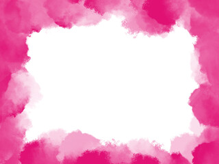 Pink watercolor scribble texture. Abstract watercolor on white background. It is a hand drawn ( Pink abstract watercolor background )
