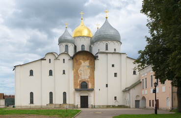St. Sophia Cathedral in the Novgorod Kremlin. Veliky Novgorod