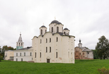 Fototapeta na wymiar The Saint Nicholas Cathedral in Veliky Novgorod
