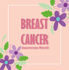 breast cancer awareness month flyer