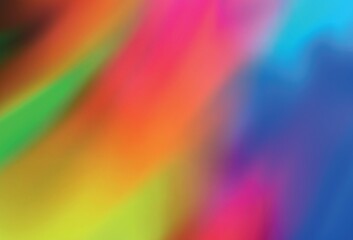 Light Multicolor vector blurred bright texture.