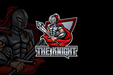 The Knight- Esport Logo Template