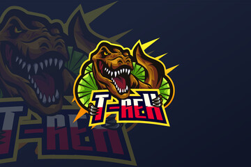 T-Rex- Esport Logo Template