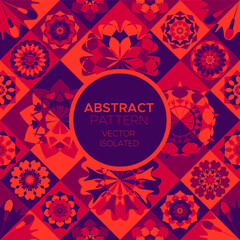 Abstract pattern vector illustration. Good for vintage and old style decoration graphic assets.