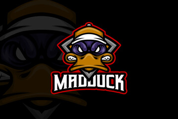Mad Duck - Esport Logo Template