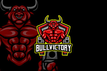 Bull Victory - Esport Logo Template