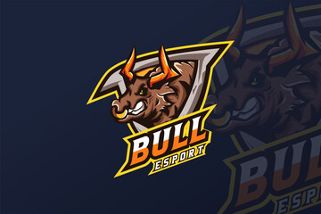 Bull- Esport Logo Template