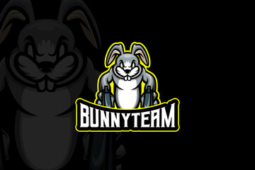 Bunny Team - Esport Logo Template