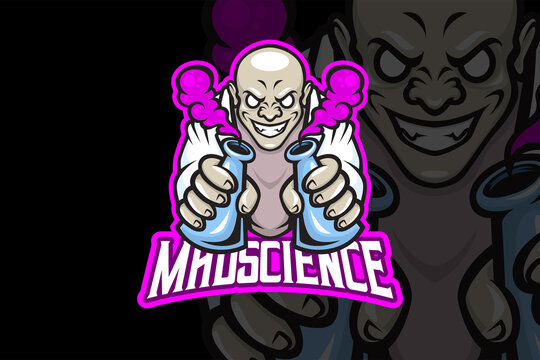 Mad Sciene - Esport Logo Template
