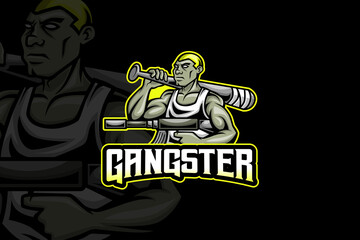 Gangster- Esport Logo Template
