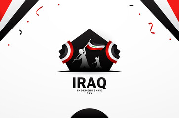Iraq Independence Day Design Background For Greeting Moment