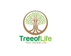 Obraz premium tree of life logo designs for symbol of life and health or wellness