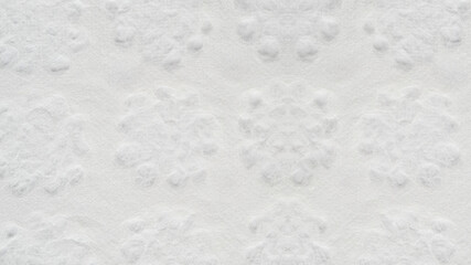 模様が入った白色の手漉き和紙の背景素材